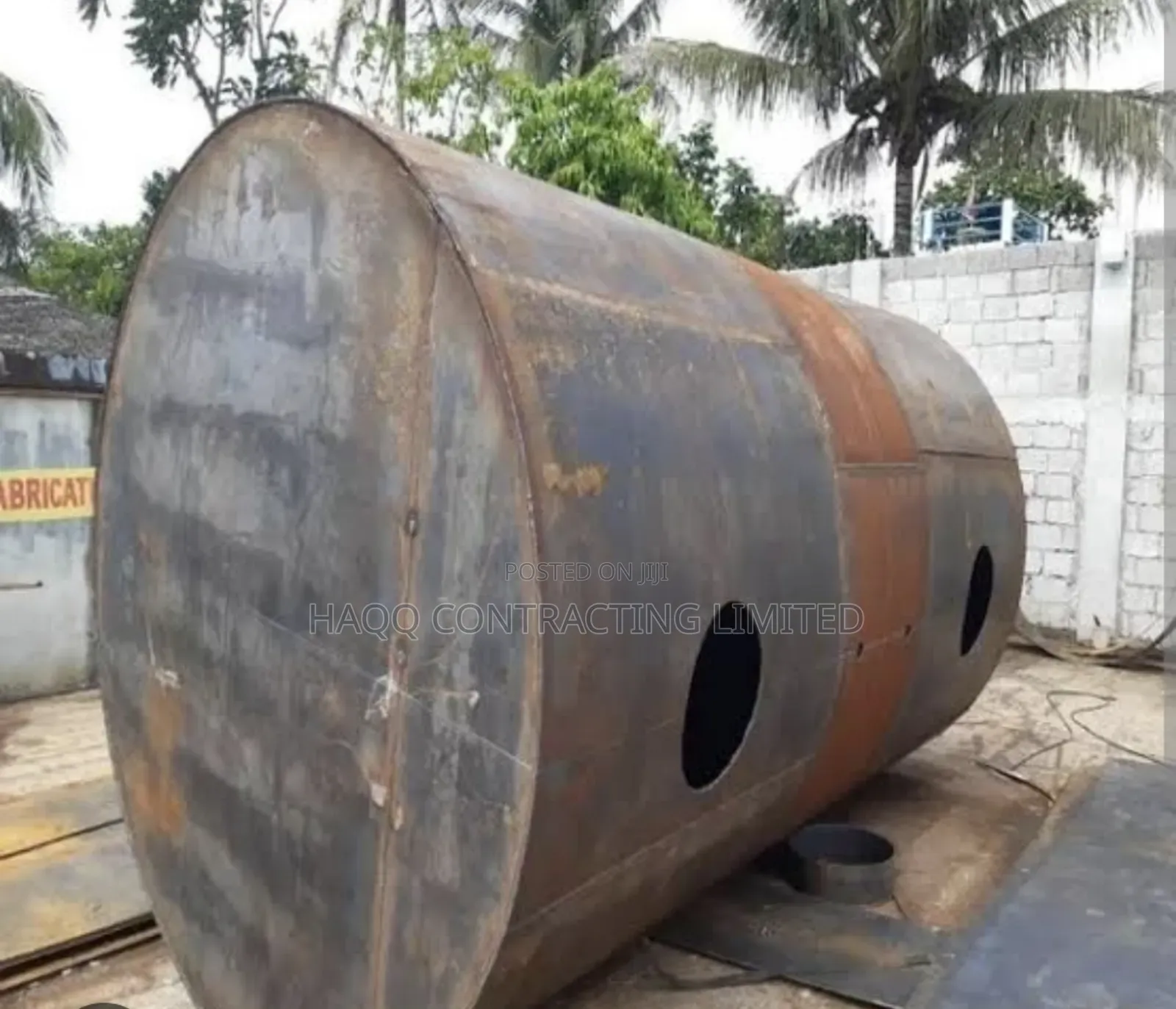20,000 Litres Petrol Undeground Tank Fabrication