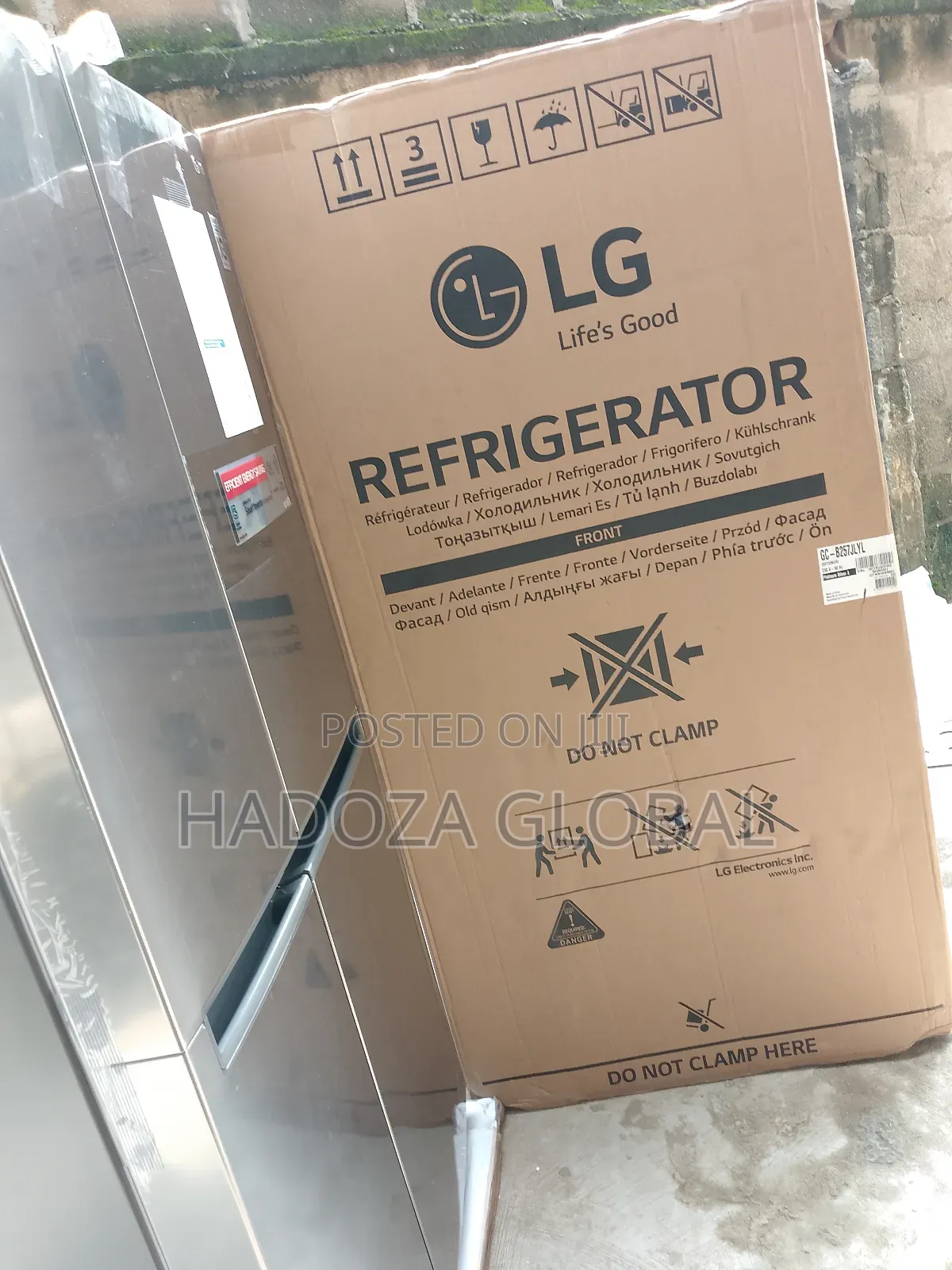 Lg Side by Side Fridge in Stainless Finish