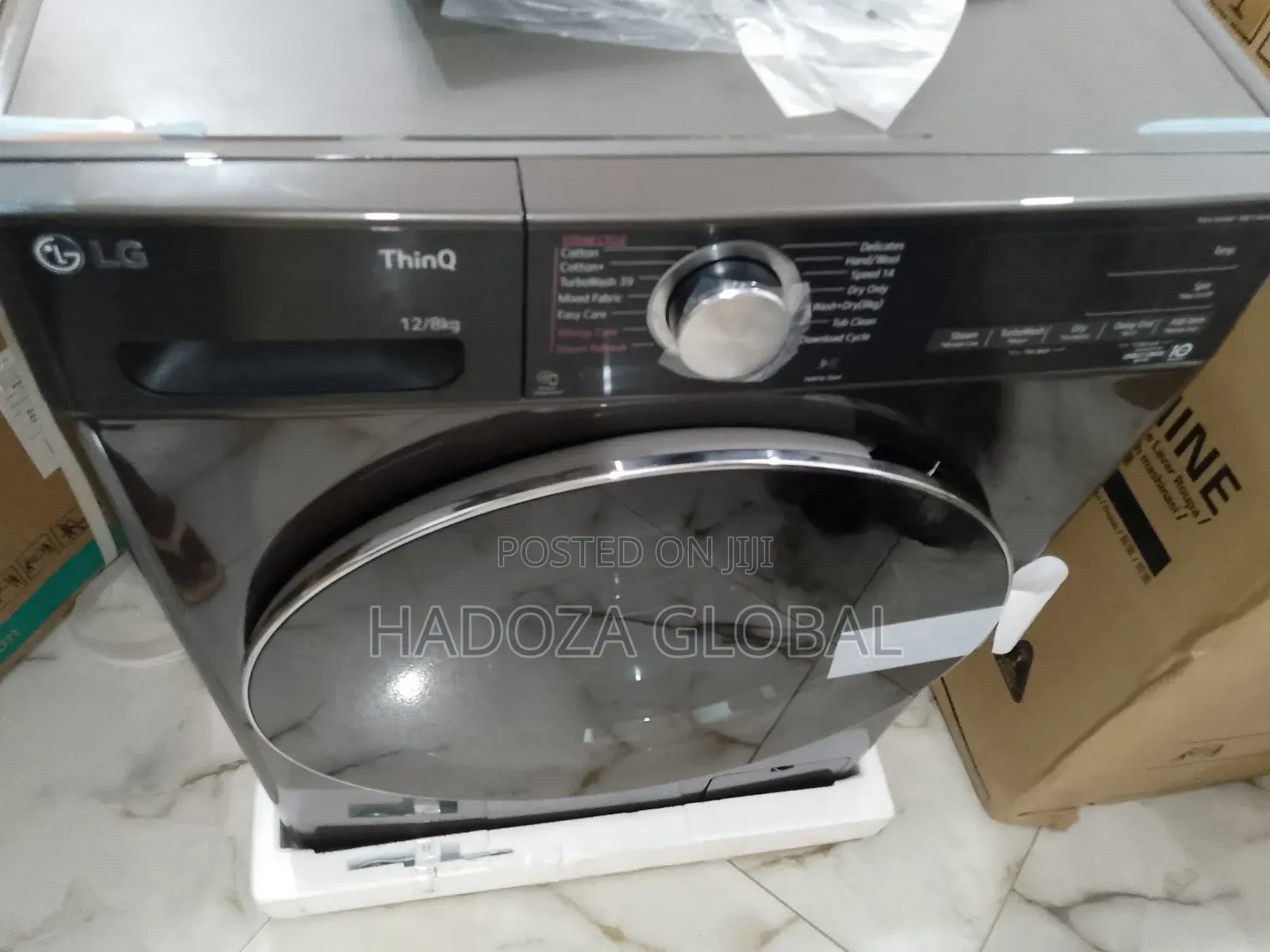 Lg 12/8kg Turbowash Front Loader Washing Machine