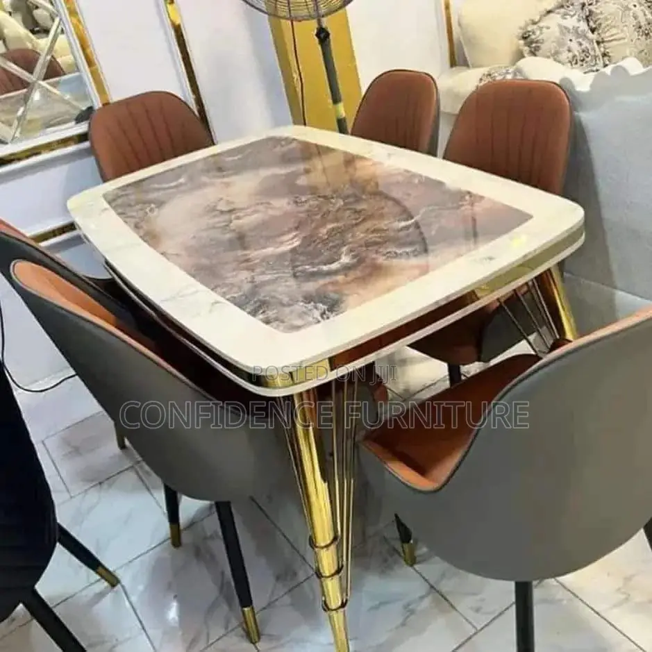Quality Set of Dining Set and Six Chairs