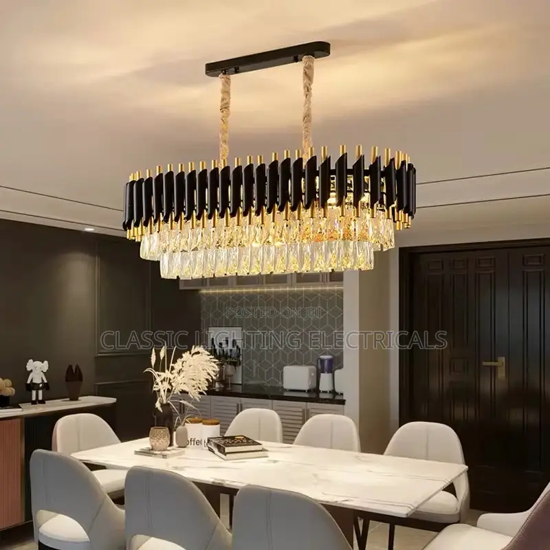 European Led Luxury Crystal Light Wedding Dining Lights