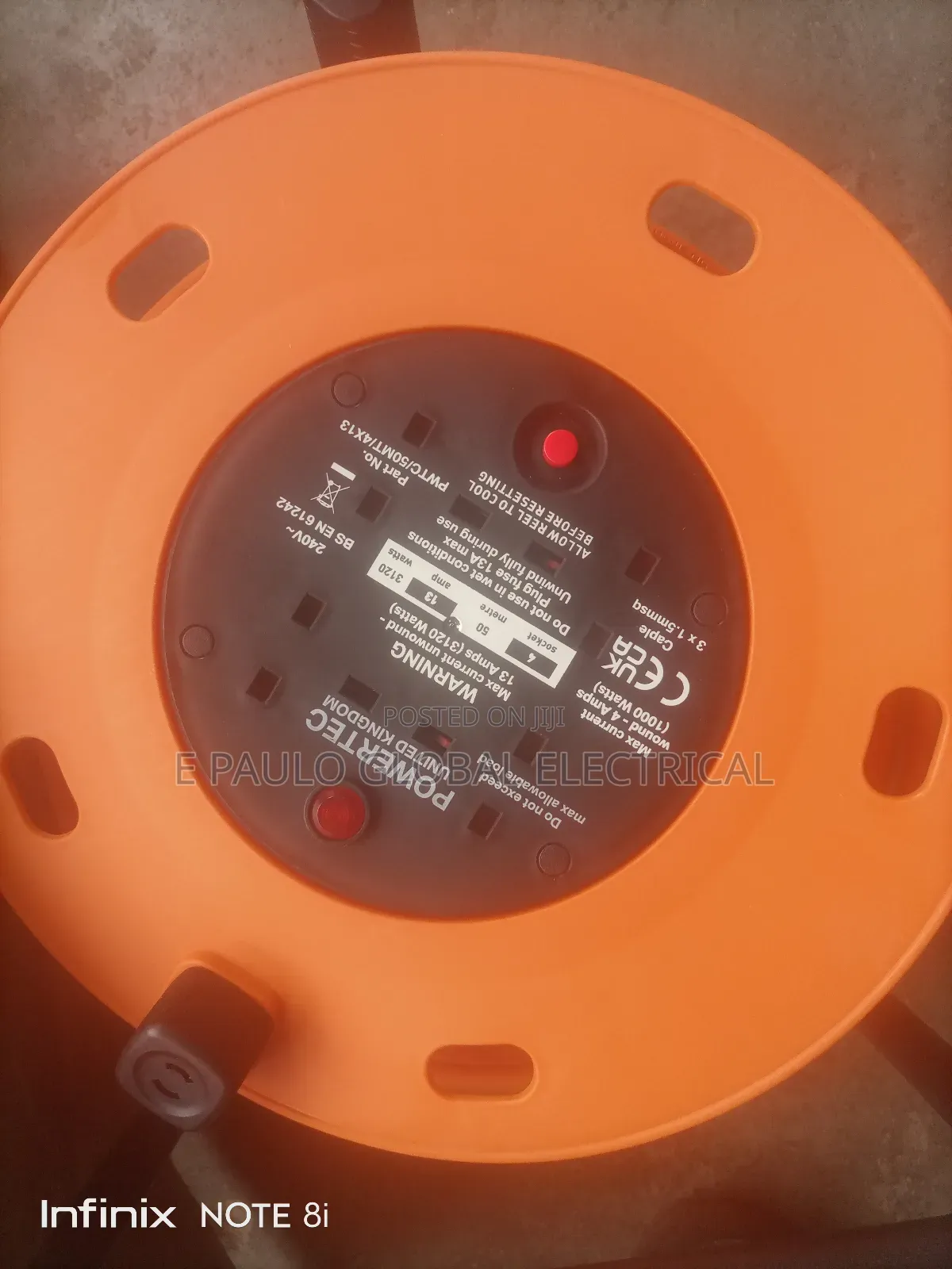 50 Meters Industrial Extension Socket 4ways