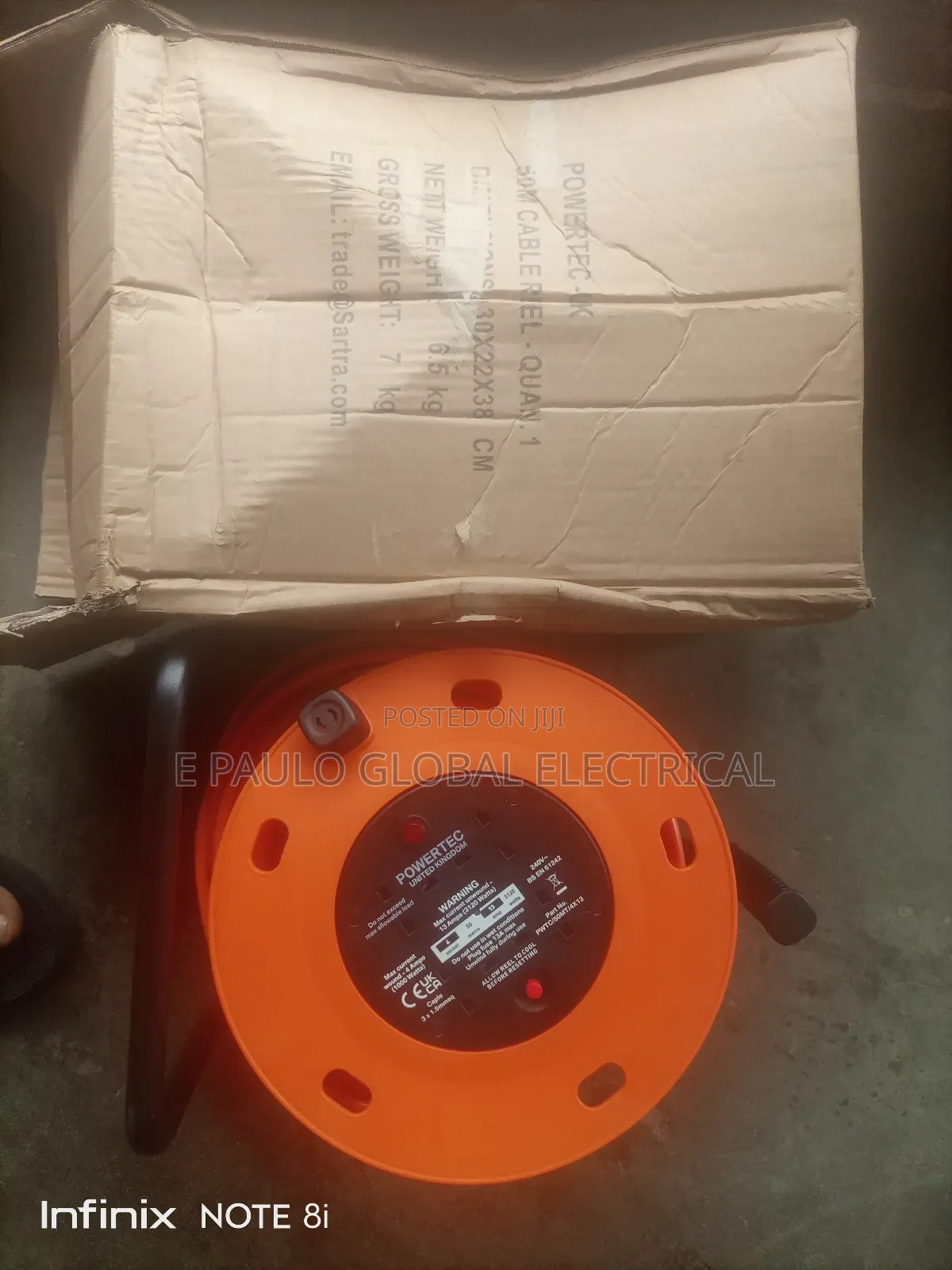 50 Meters Industrial Extension Socket 4ways