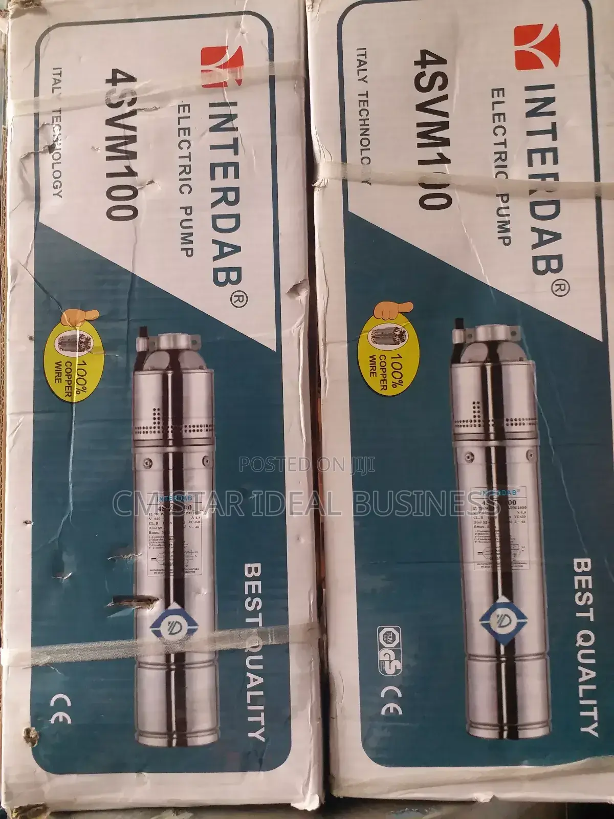 Junior Sumersible 1hp Copper Coil