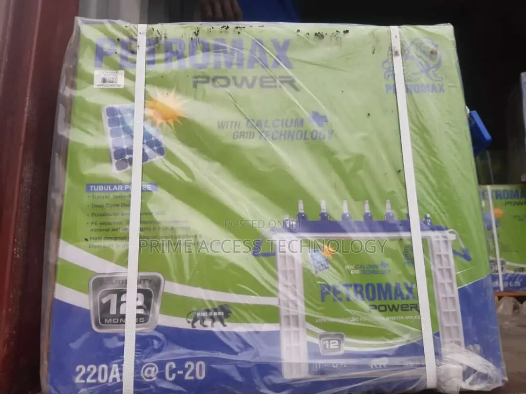 220ah 12V Promax Tall Tubular Battery