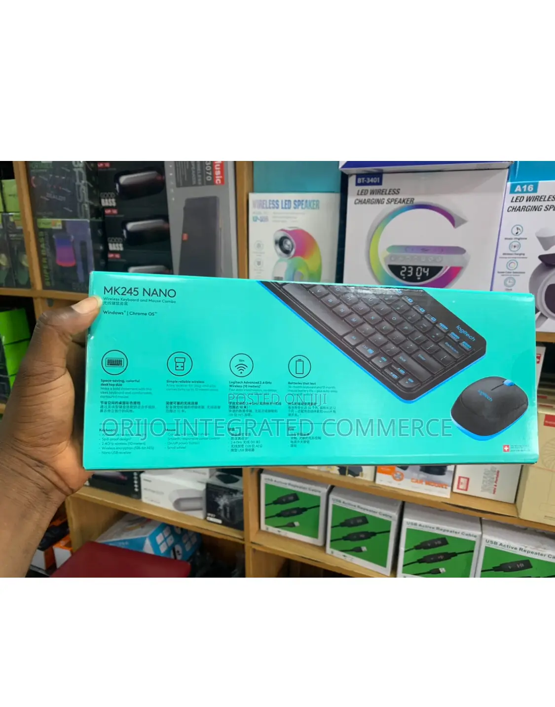 Logitech MK245 NANO Wireless Keyboard and Mouse