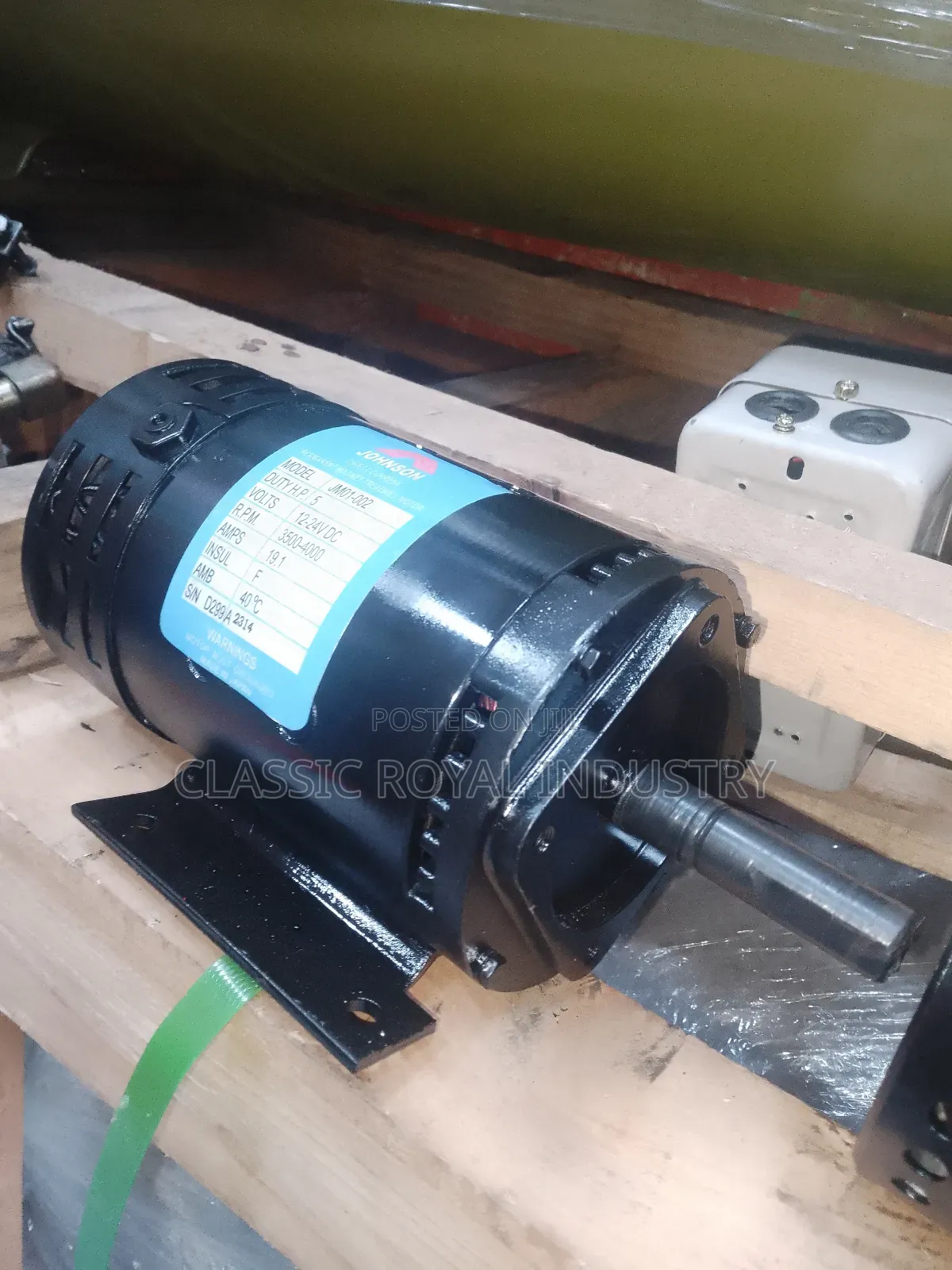 Original 5 HP DC Motor 3500 RPM
