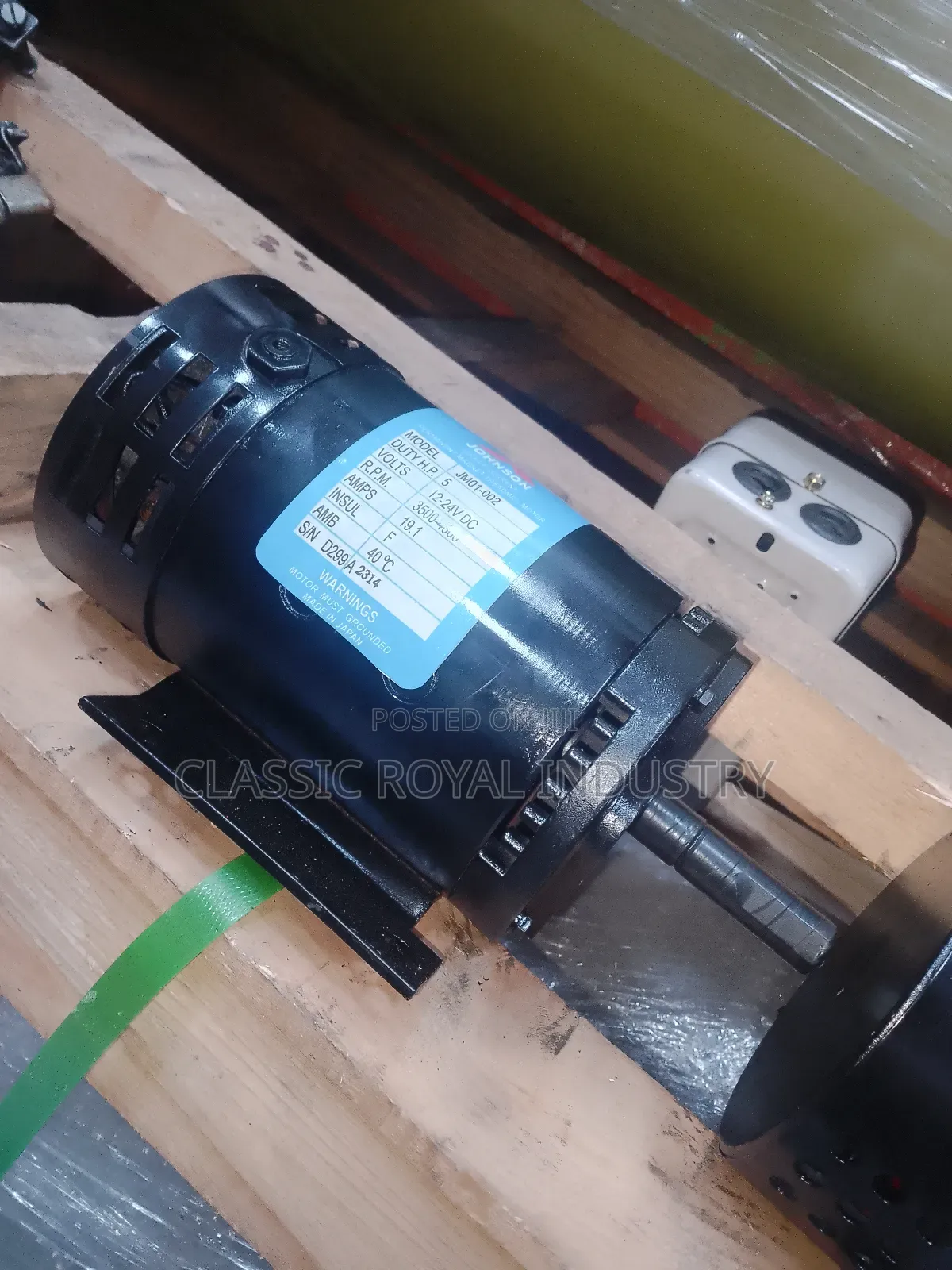 Original 5 HP DC Motor 3500 RPM