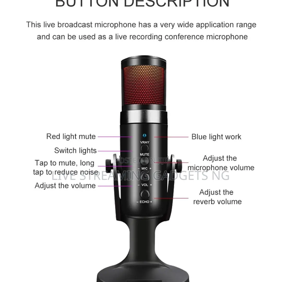 Usb Desktop Mic{Rgb}