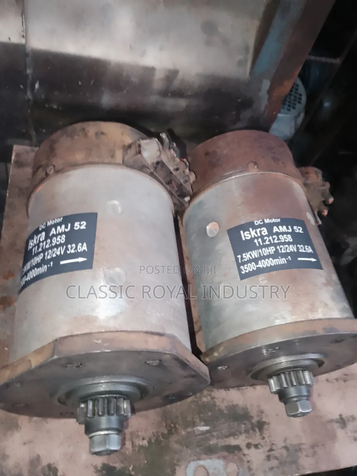 Original DC Motor 10 HP 3500 RPM