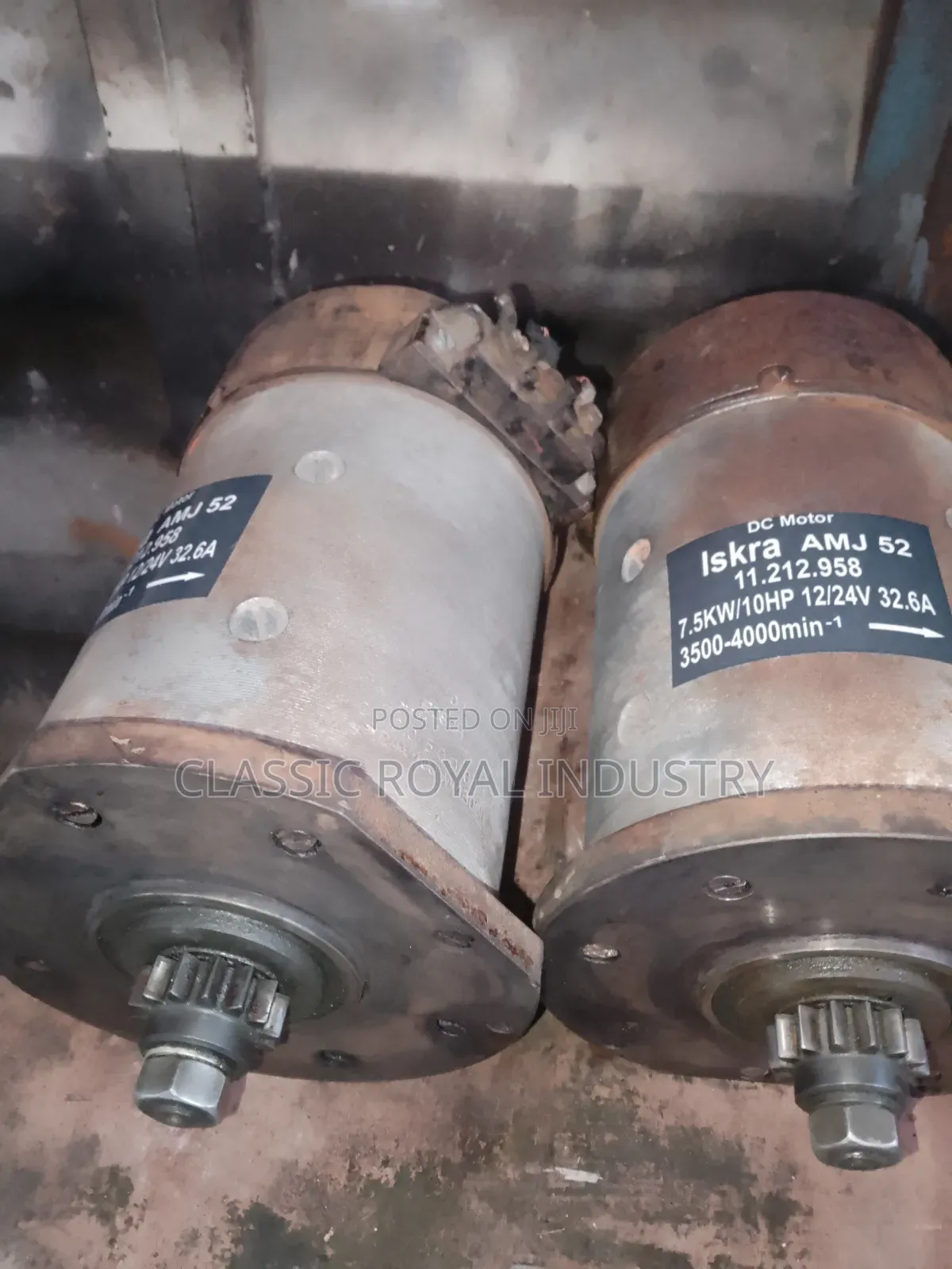Original DC Motor 10 HP 3500 RPM