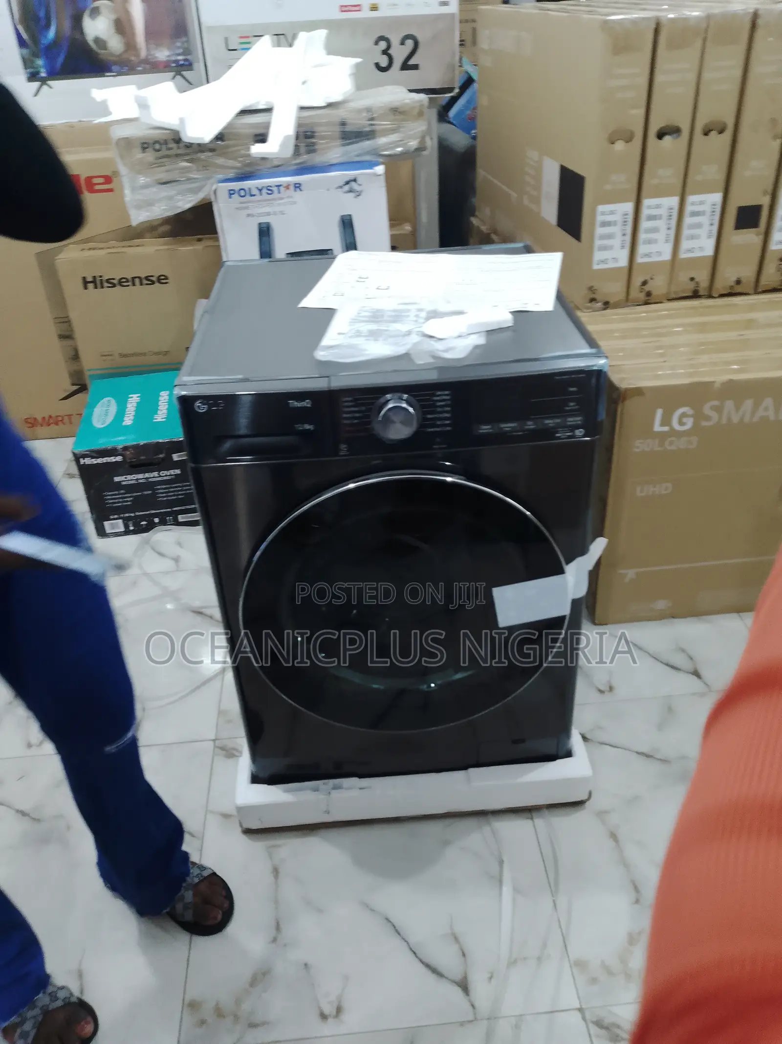 Top Standard 12kg [2in1] LG Wash and Dry Washing Machine