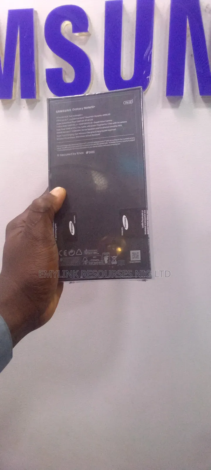 New Samsung Galaxy Note 10 Plus 256 GB Black
