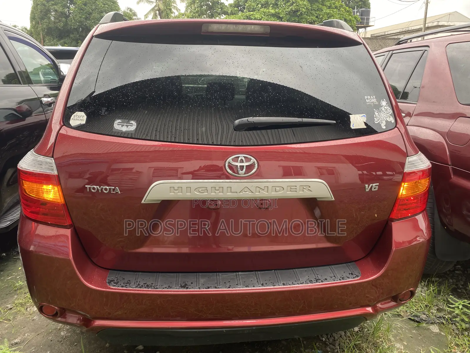 Toyota Highlander Limited 2008 Red