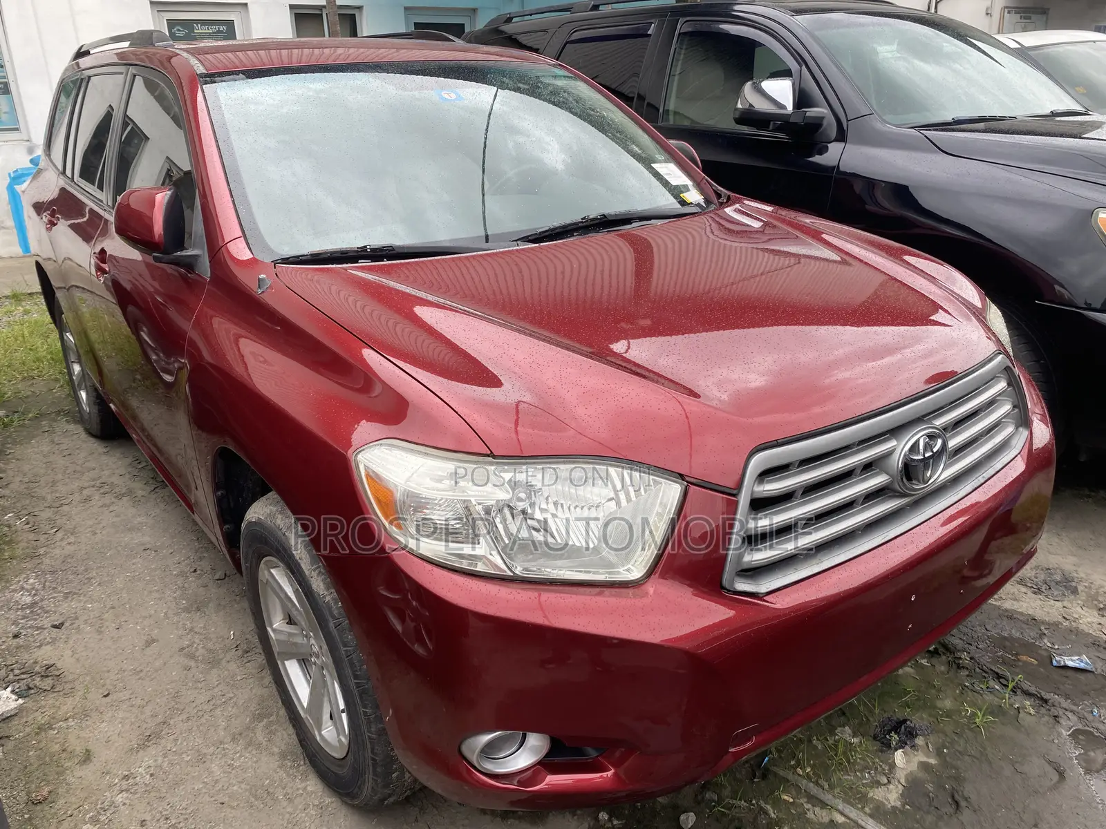 Toyota Highlander Limited 2008 Red