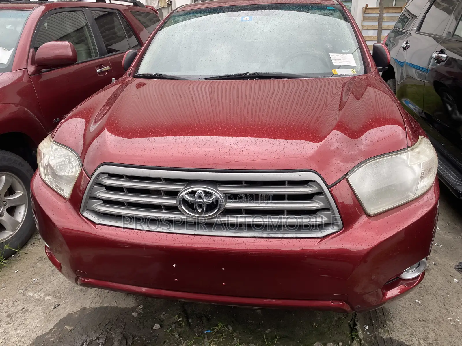 Toyota Highlander Limited 2008 Red
