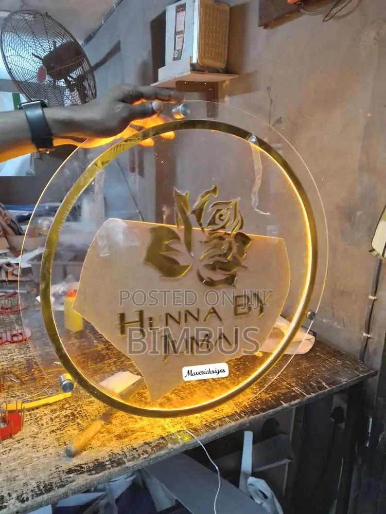 Round Outdoor Signage