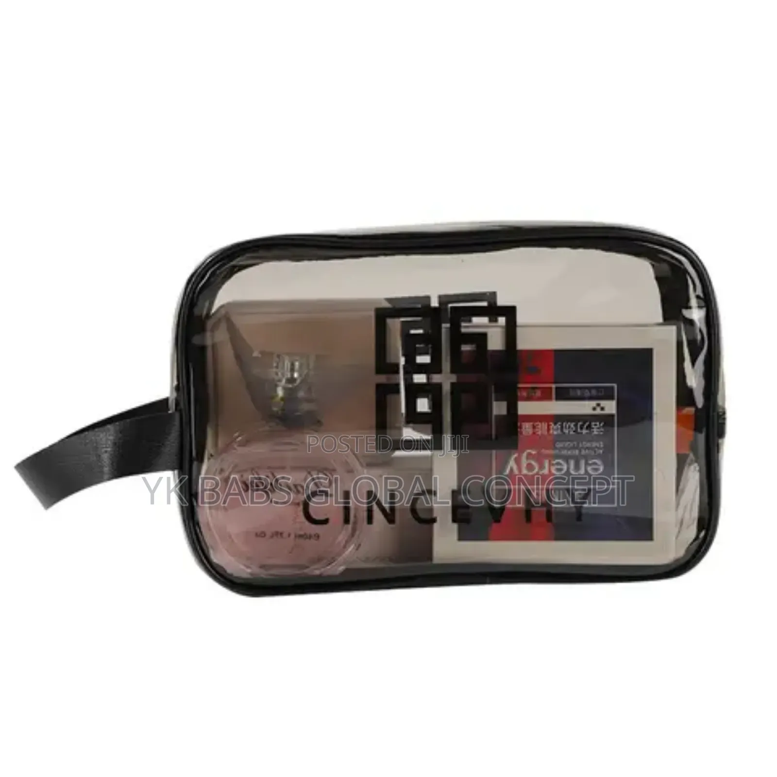 10 Pics Transparent Cosmetic Makeup Bags (Moq 5 Pic's)