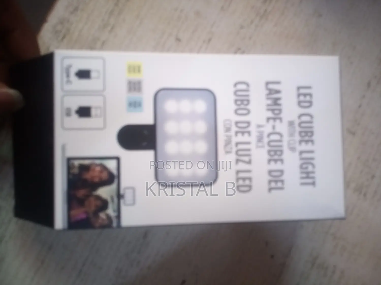 Selfie Cube Led Light for Phone and Laptop