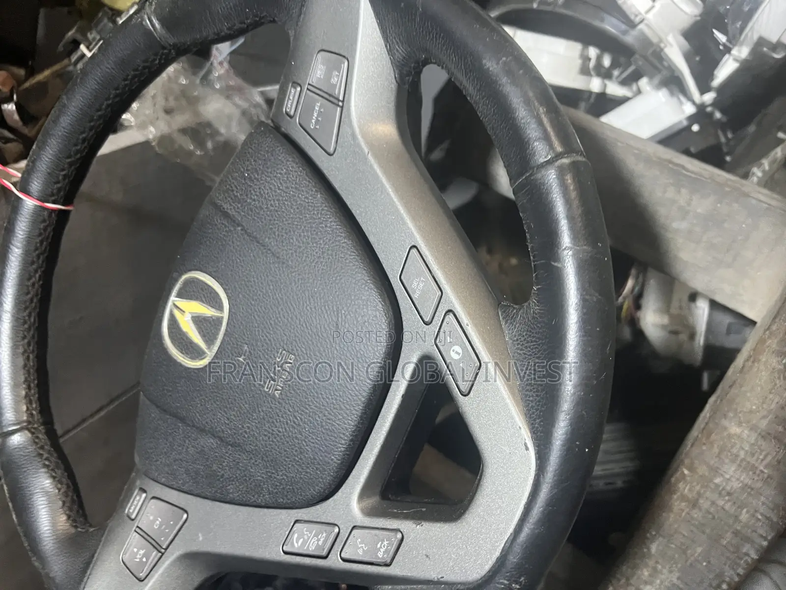 Steering Wheel and Airbag 208-2012 Acura MDX