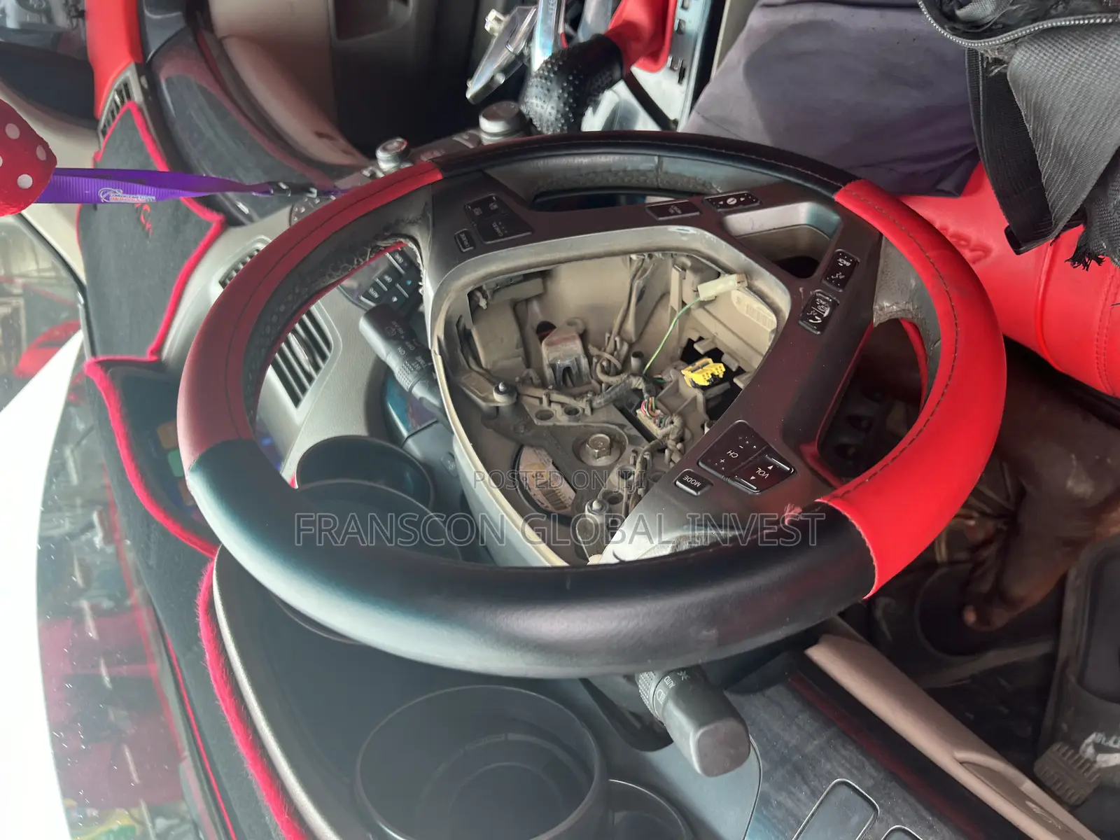 Steering Wheel and Airbag 208-2012 Acura MDX