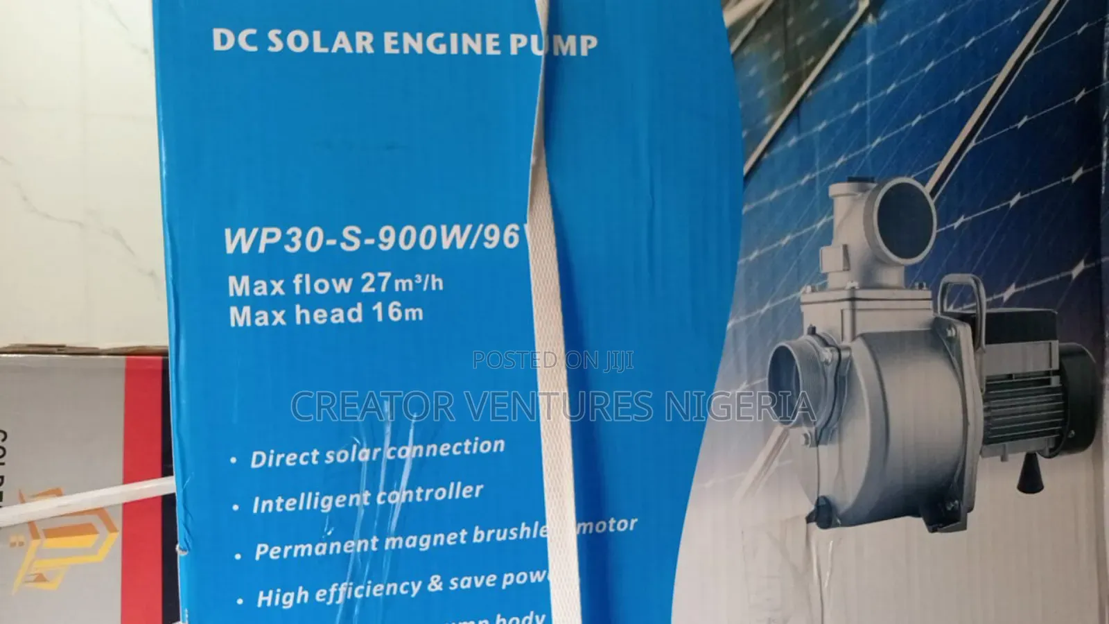 Dc Solar Pump Engine, 96v, Wp30-S-900w,Fast Pumping,1.2hp.