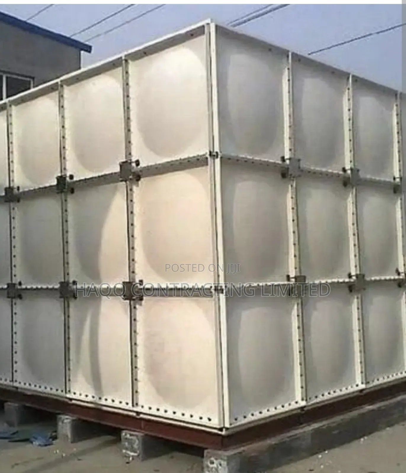 Industrial Water Tank, Fibreglass Water Tank Construction