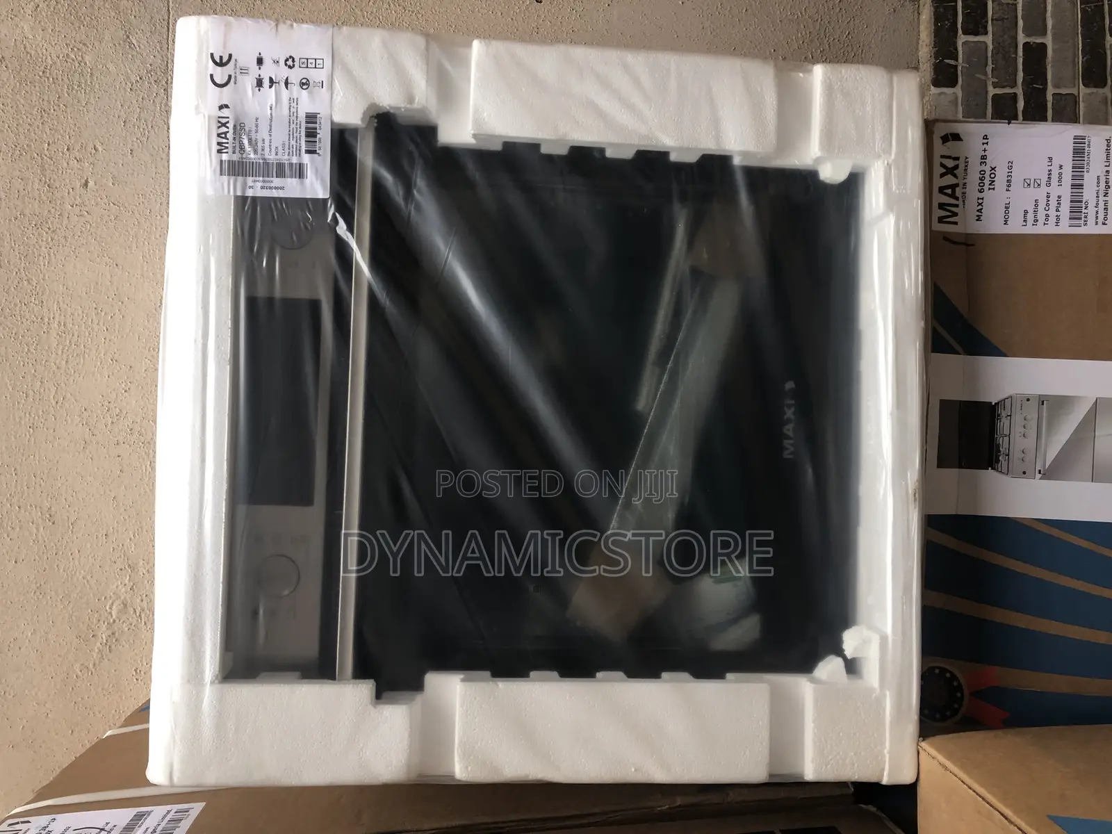 MAXIOVENQBP7SSD Black Glass Oven Door 60 Cm Electrical Oven