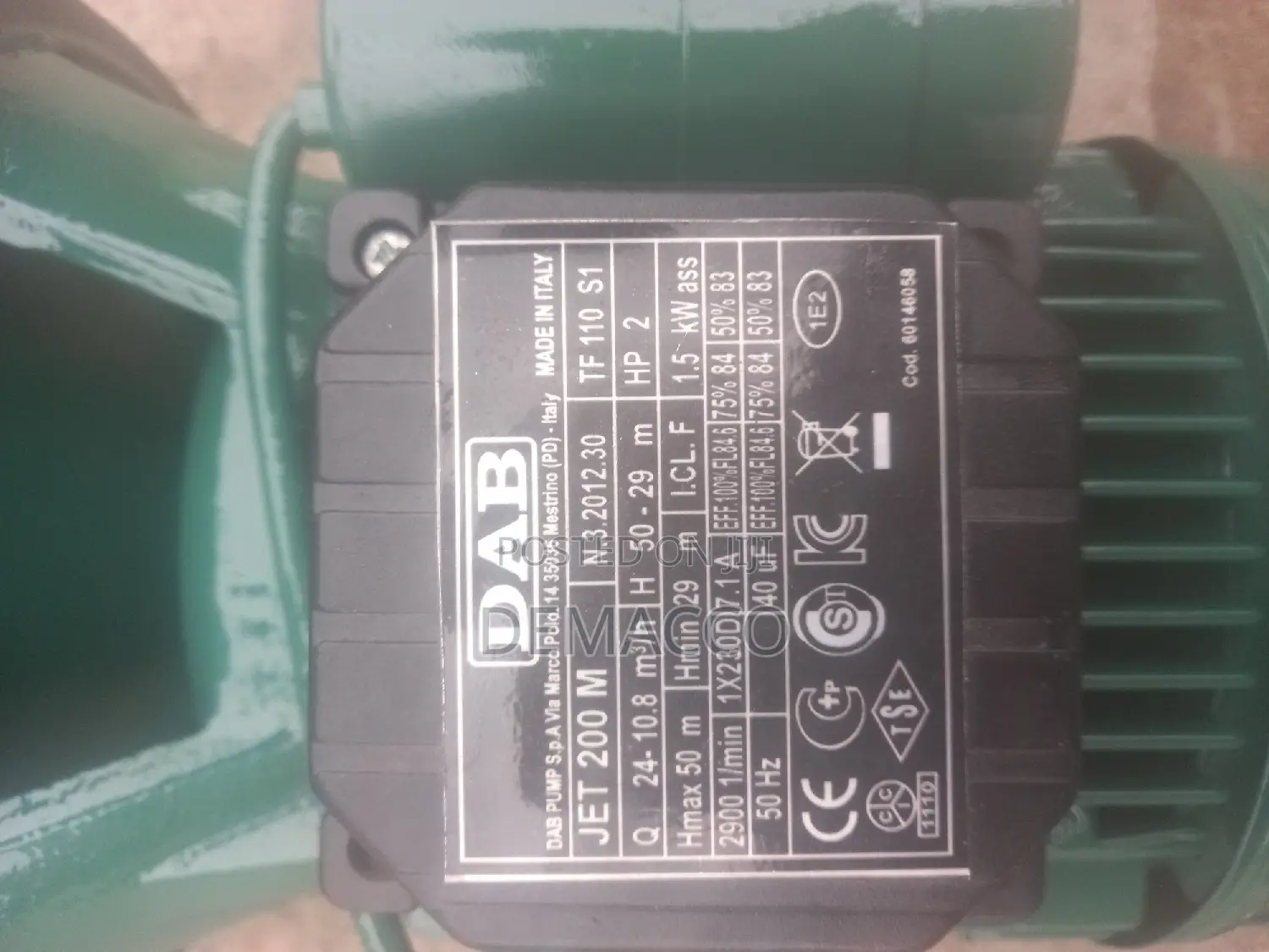 Dab Surface Pump Machine 2hp