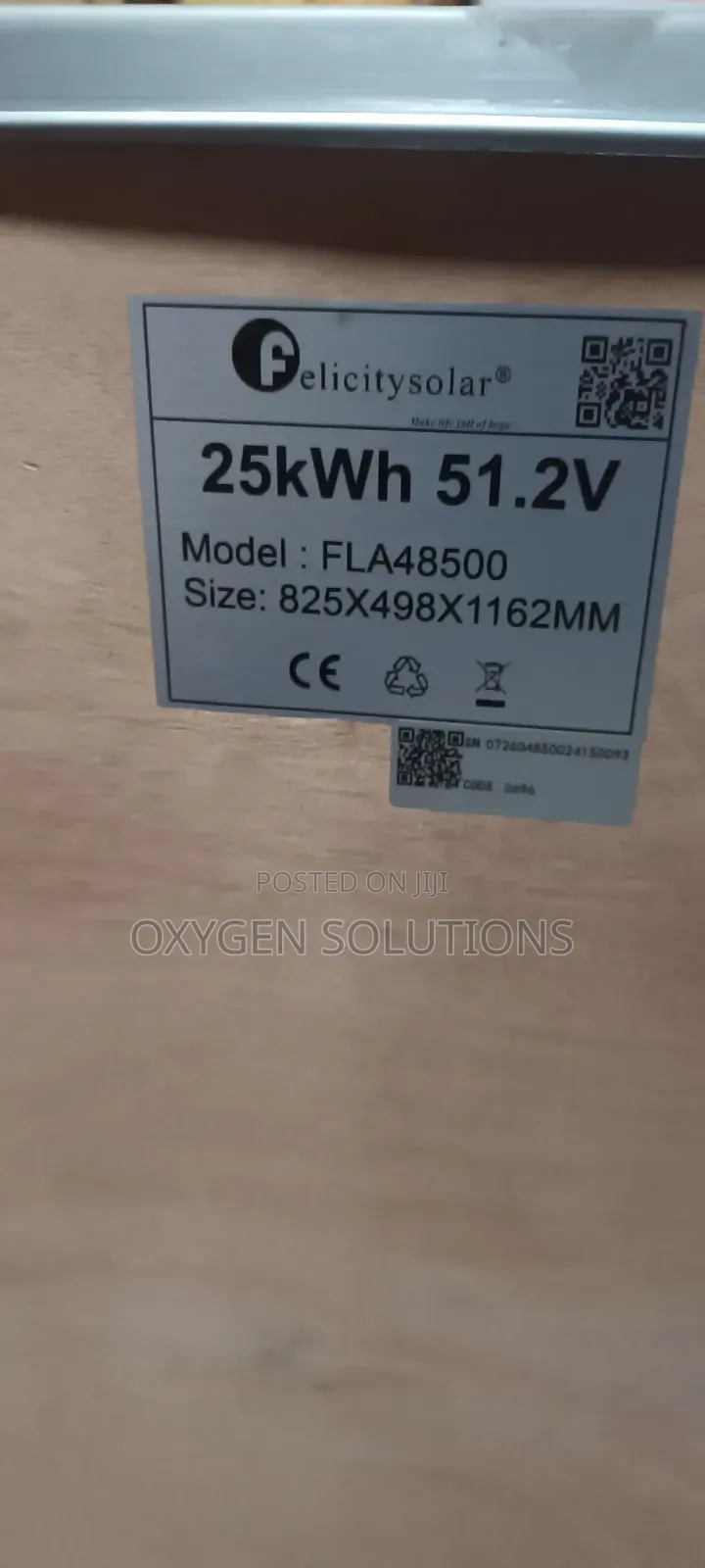 25kwh 51.2v Felicity Lithium Ion Battery