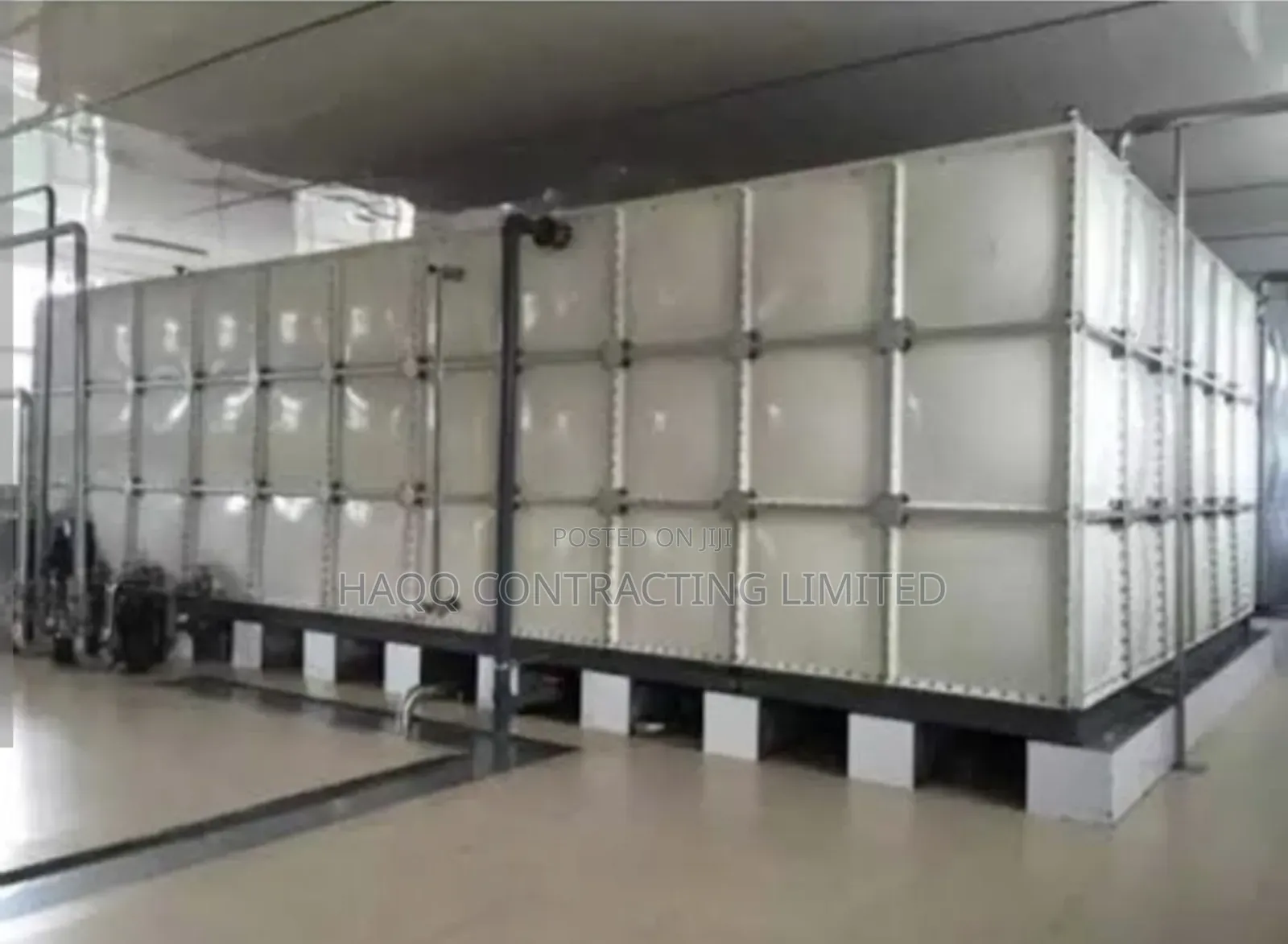 80,000 Litres Fibreglass Water Tank Construction