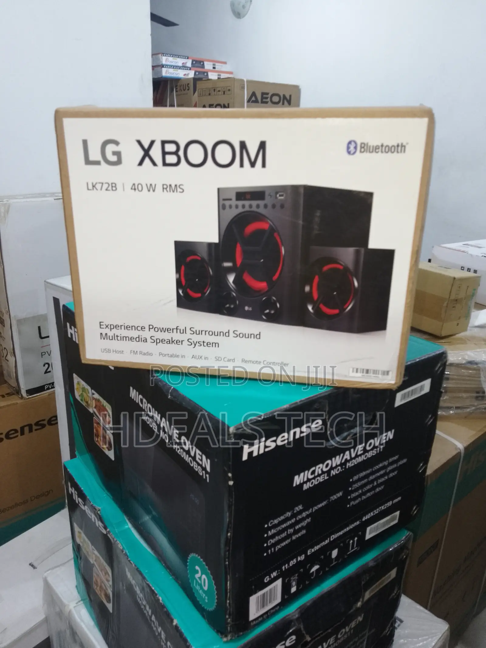 LG Xboom – LK72B – 40W Mini Audio, USB, SD Card 