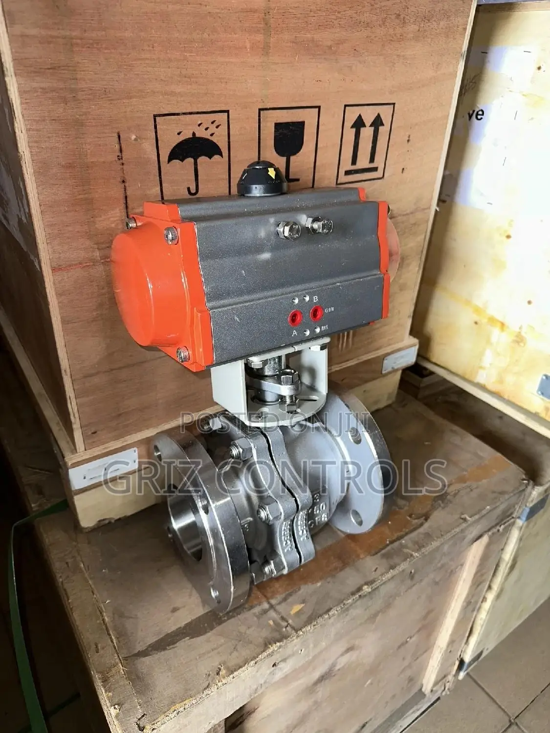 Griz Controls 2" Lpg Pneumatic Emergency Shutdown Valve