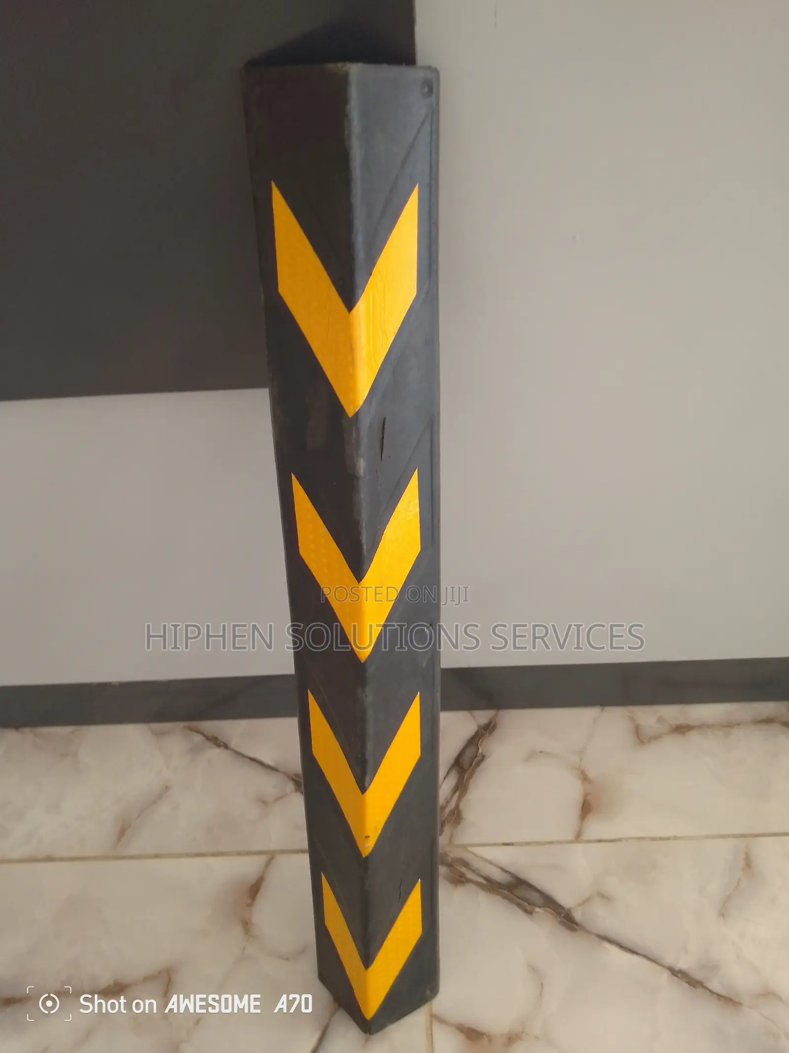 Rubber Wall Corner Guard Protector With Reflective
