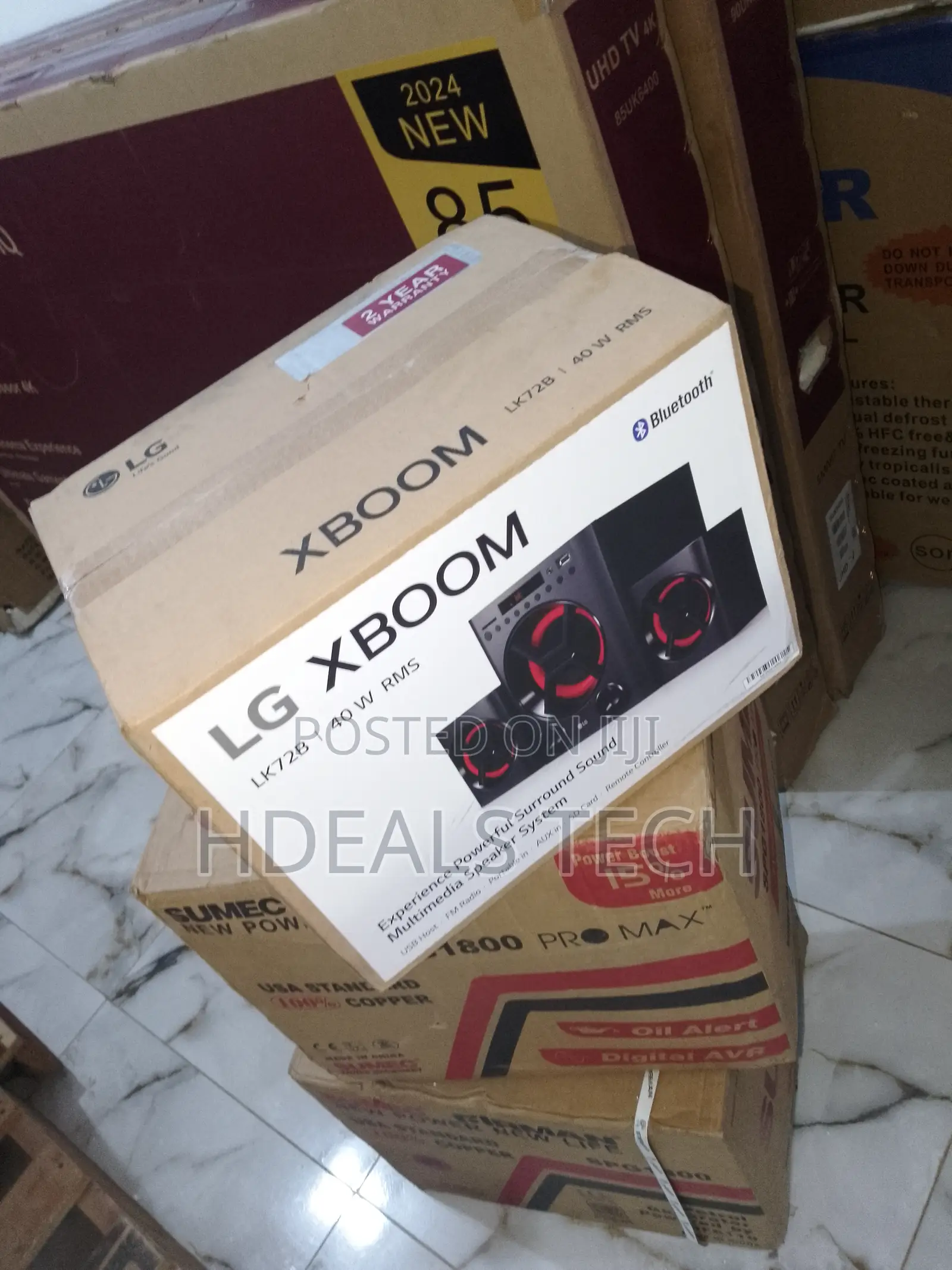 Bluetooth Home Theater Audio Speaker - LG XBOOM SOUNDBAR.
