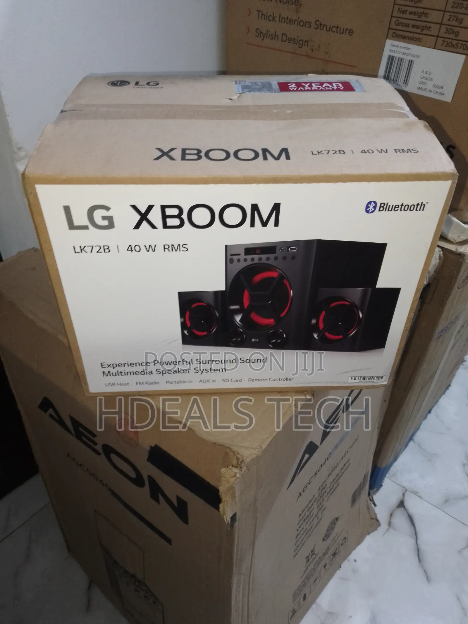 LG 40W Xboom Wireless Bass Blast Aux USB