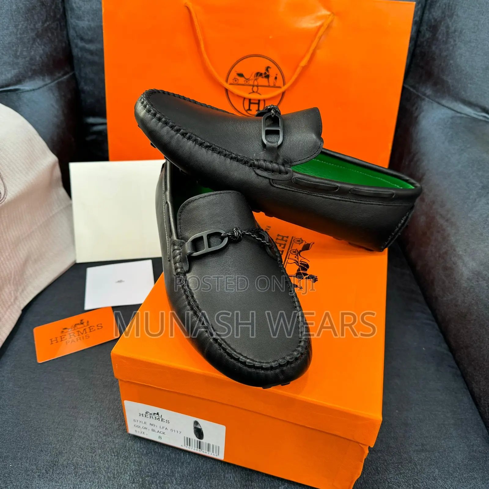 Luxury Hermes Loafers for Men