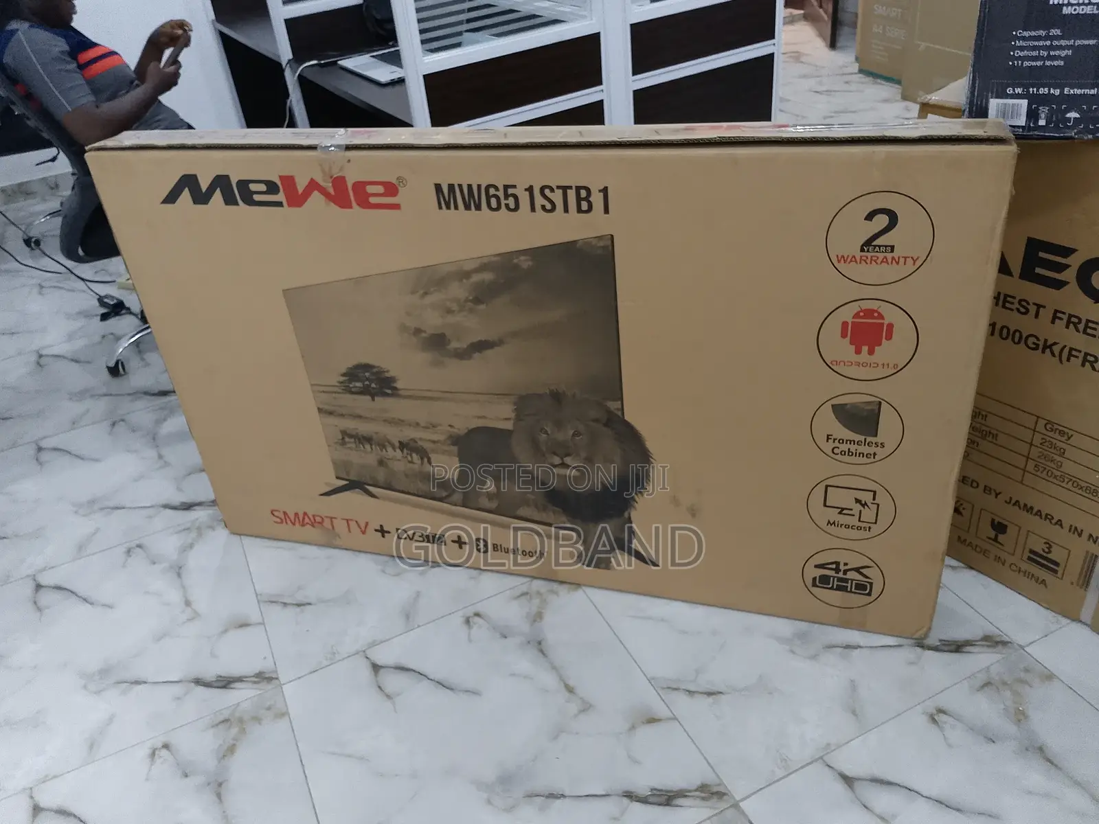 Mewe Quality UHD Frameless Smart Tv 65"