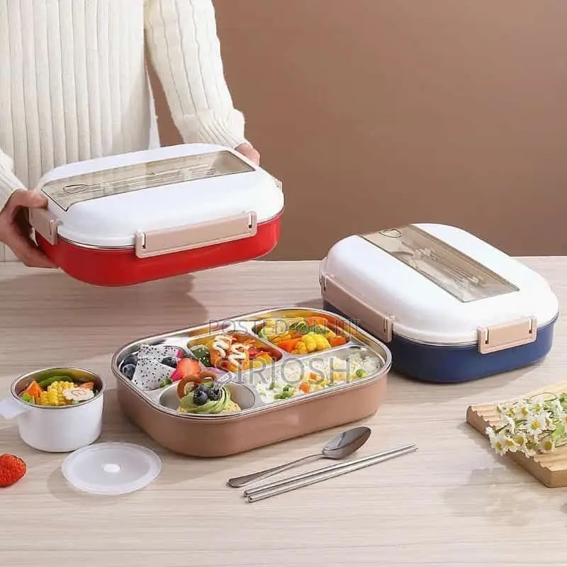 1800ml 5 Portion Partition Lunch Box