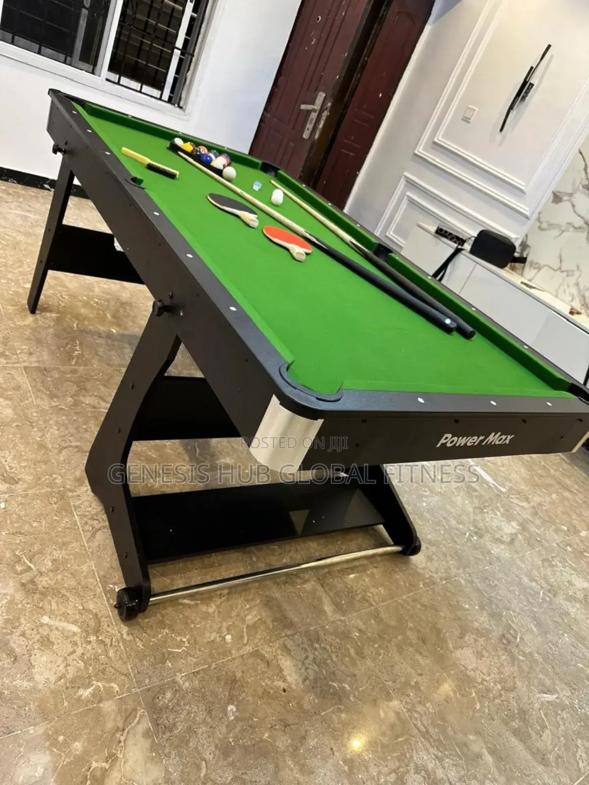 6feet Foldable Snooker Board With Complete Accessories