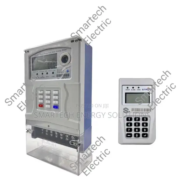 Dual Keypad Three Phase Prepaid Energy Check Meter With Ciu