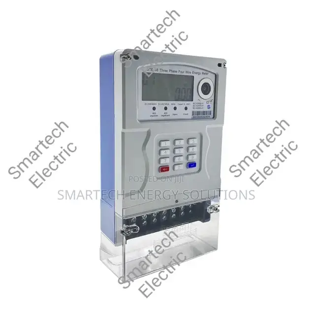 Dual Keypad Three Phase Prepaid Energy Check Meter With Ciu