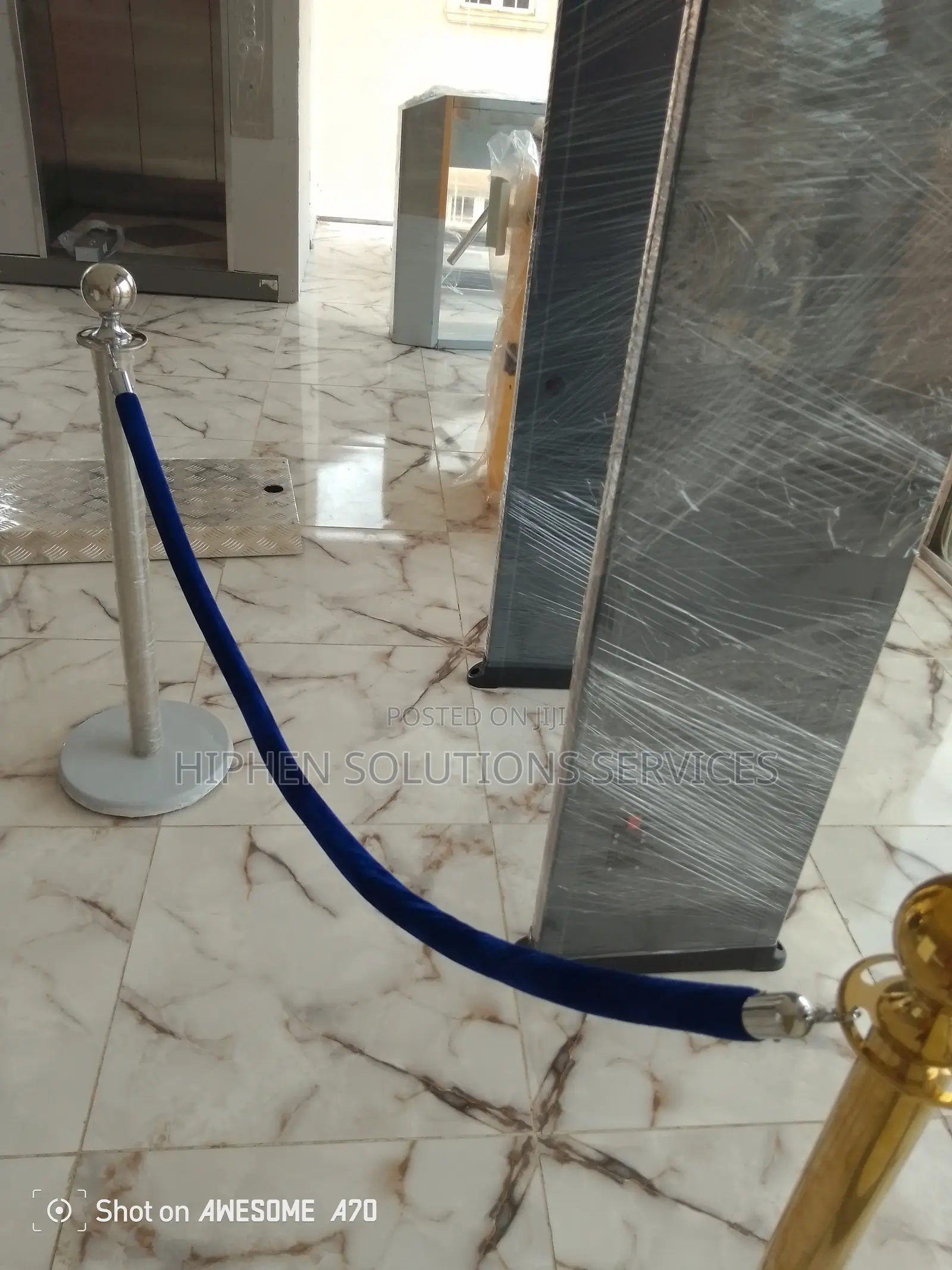 Velvet Stanchion Rope For Car Shows Carpet Events