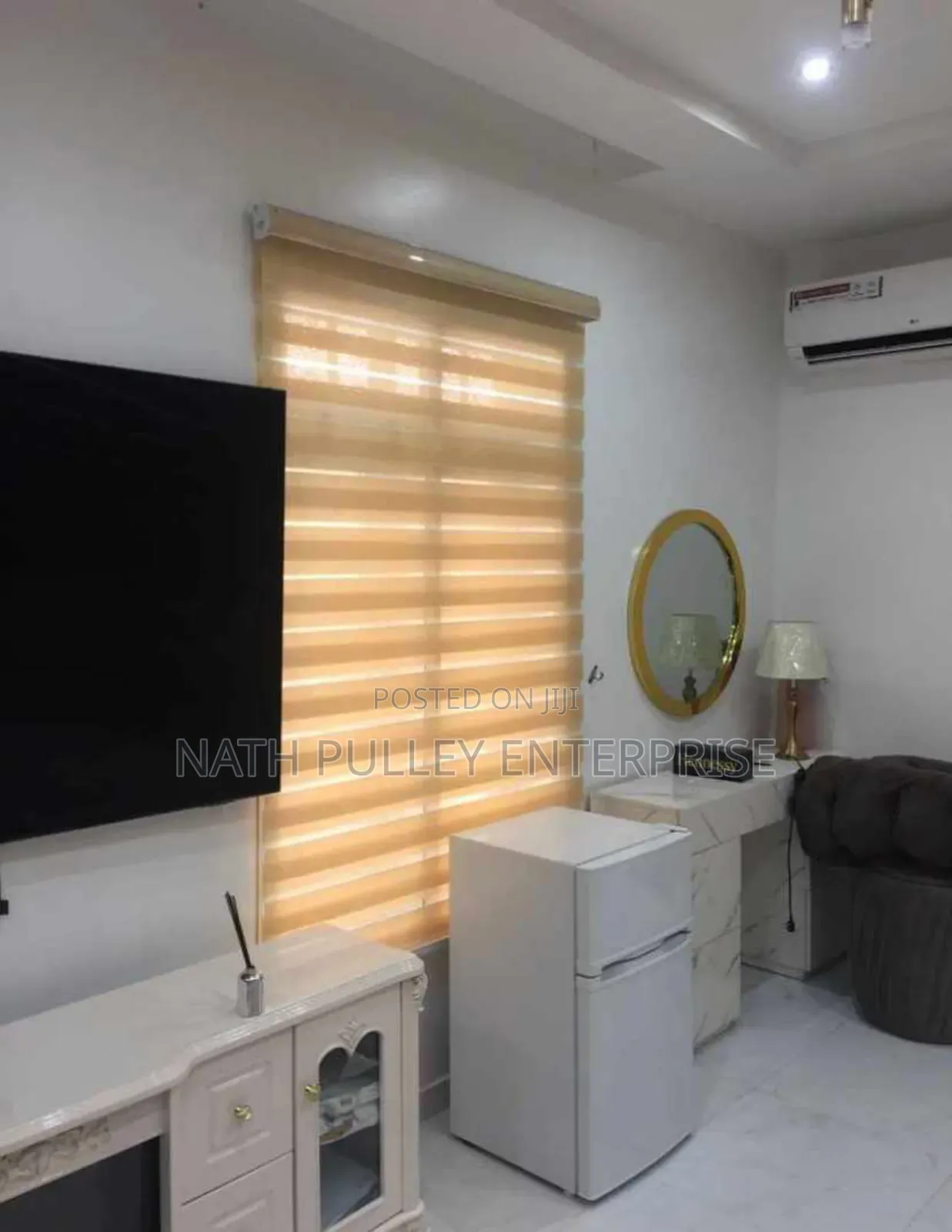 Cartoon Brown Day and Night Blinds