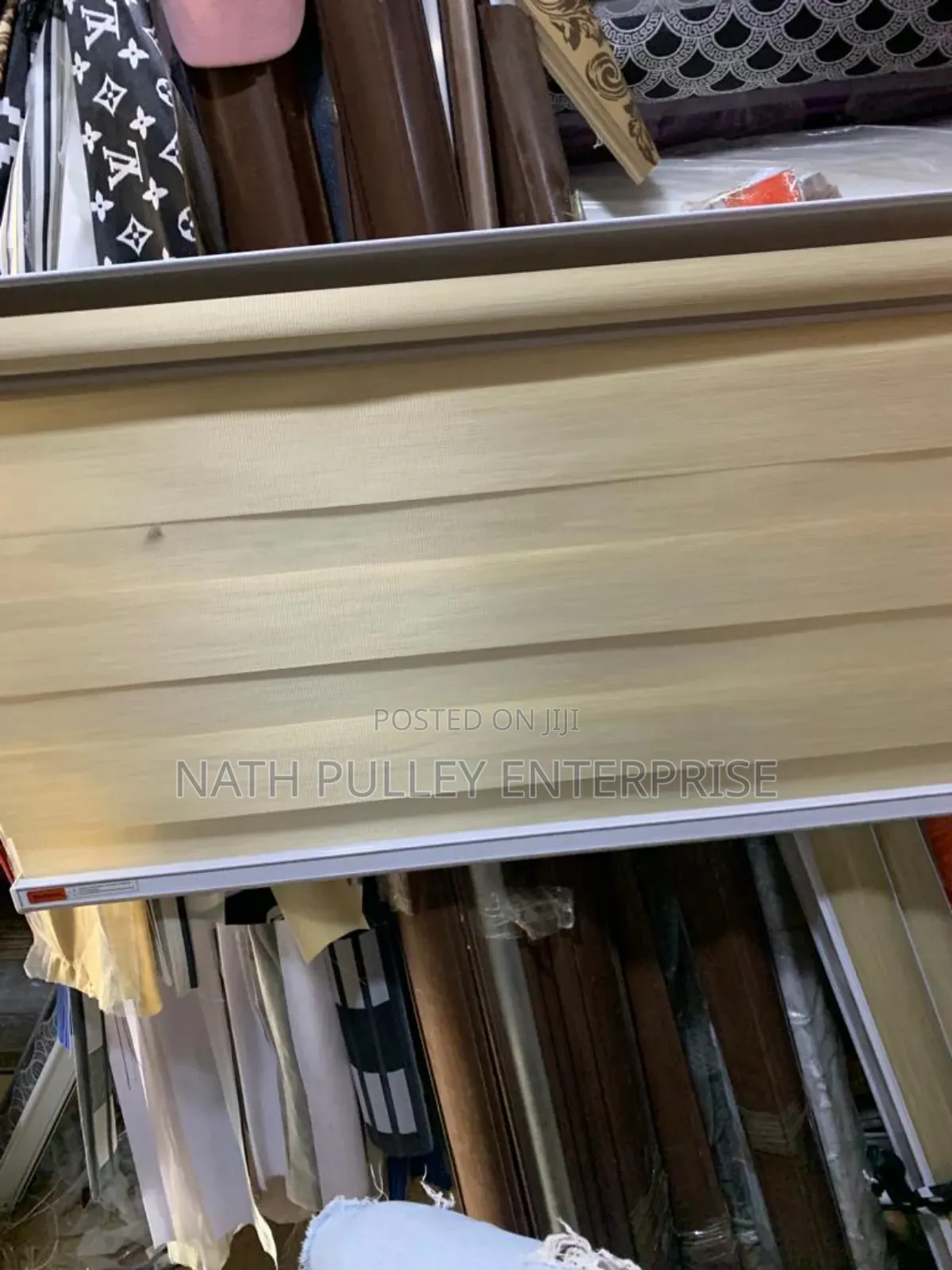 Cartoon Brown Day and Night Blinds