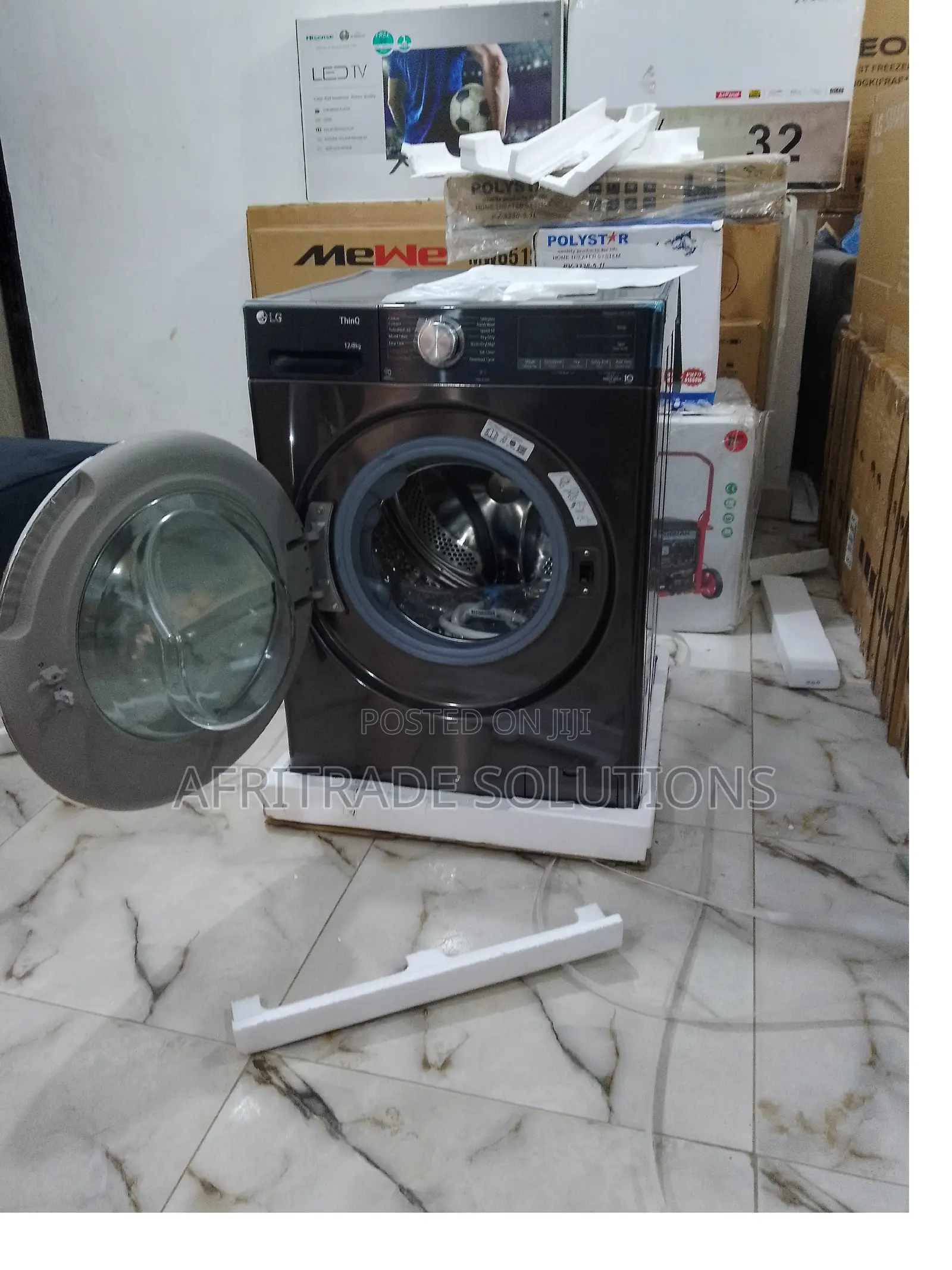 Powerful LG 12kg Front Loader Washing Machine
