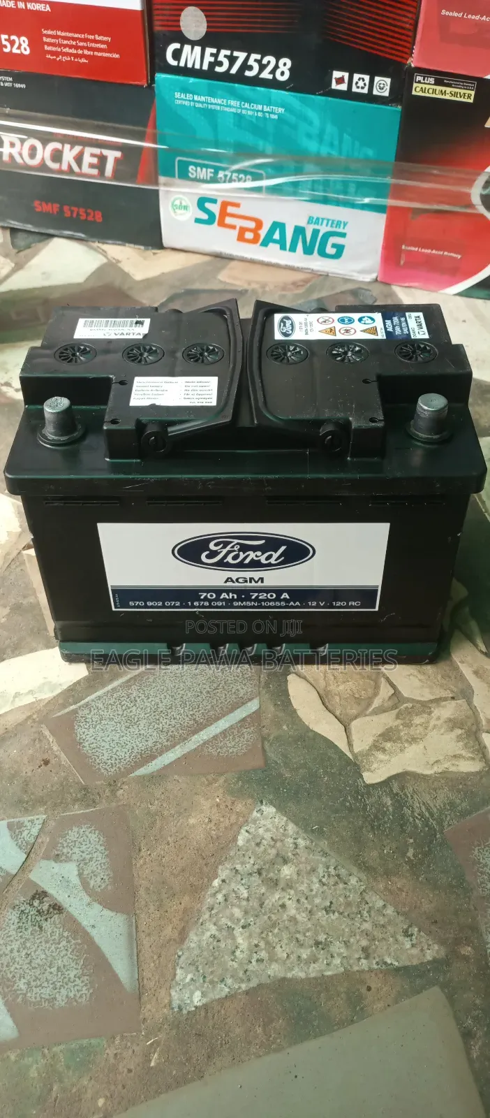 Agm Ford Car Battery 70ah