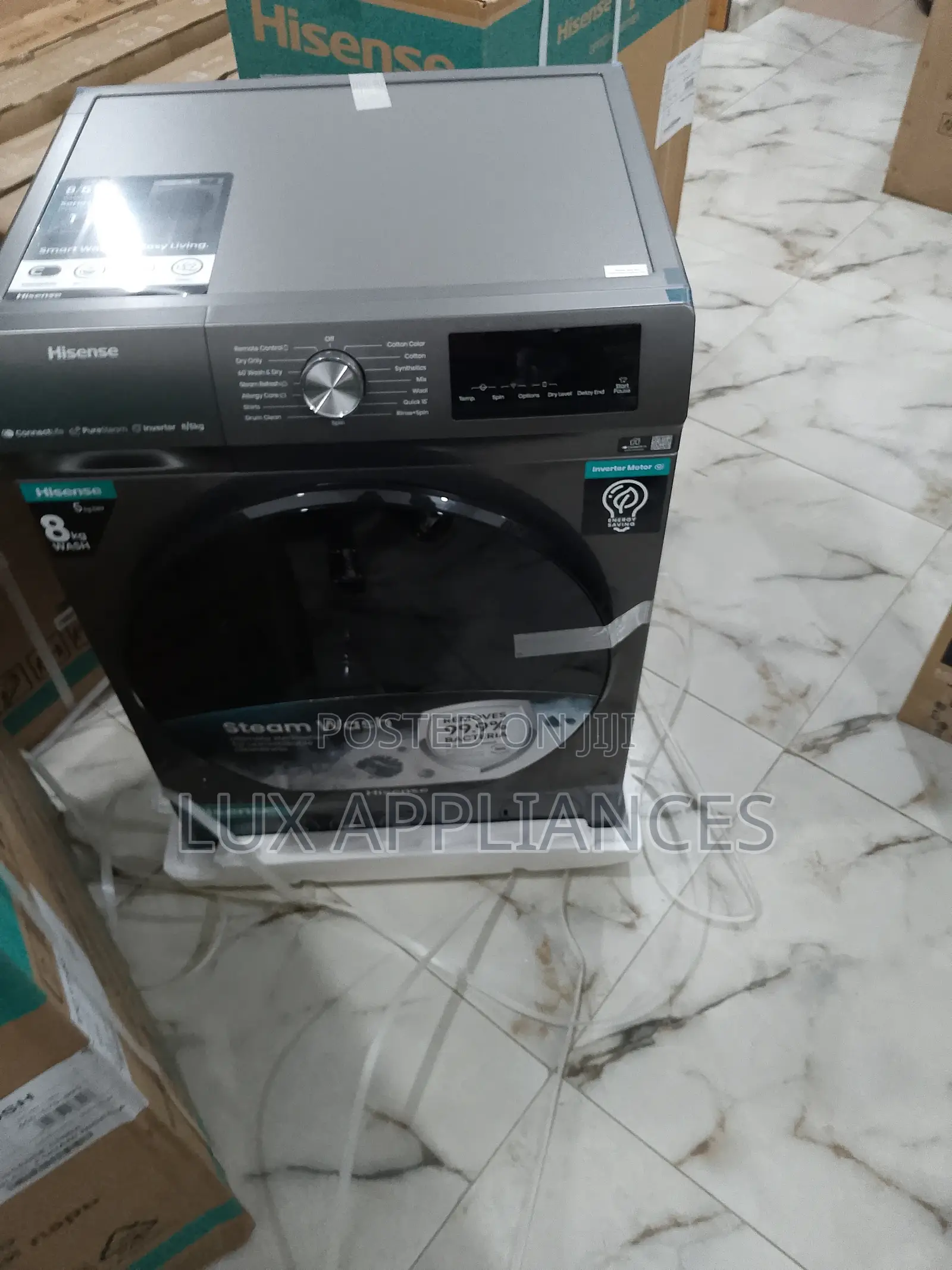 Power Saving 8kg Wash and Dry Hisense Machine
