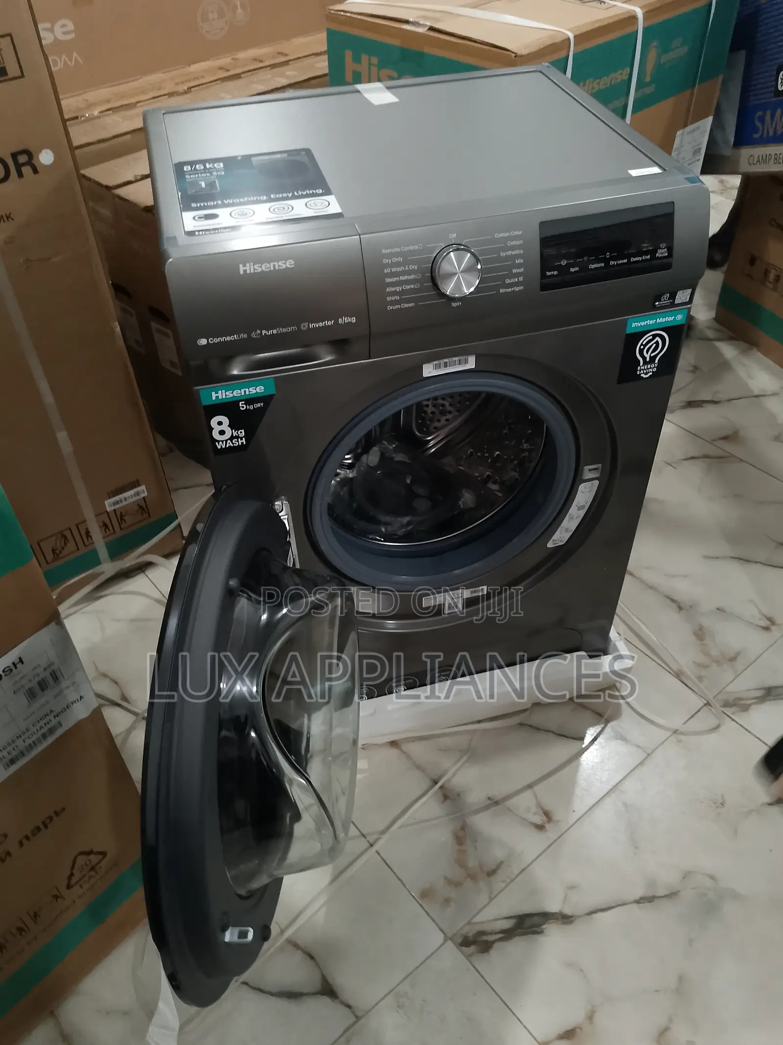 Top Notch 8kg Hisense Wash and Dry Washing Machine