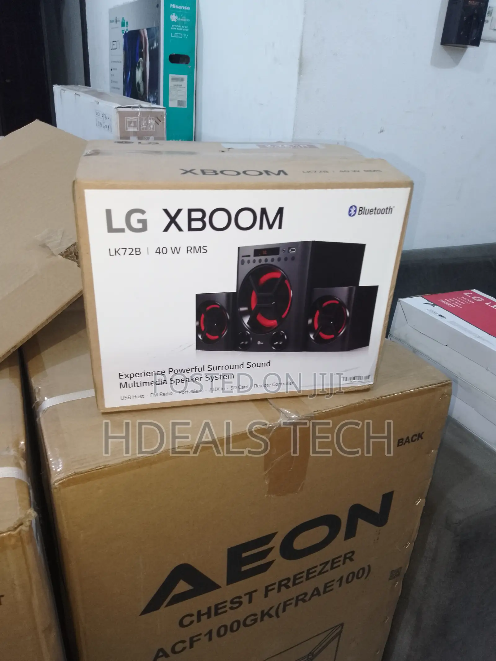 LG Xboom – LK72B – 40W Audio Speaker, USB, SD Card 